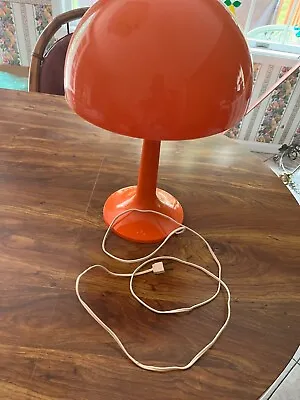 Mcm Orange Mushroom Dome Portable Table Lamp Pre-owned • $229.99