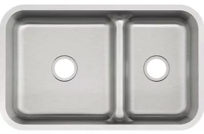 Mirabelle MIRURB3421 34  Double Basin Stainless Steel Kitchen Sink • $259.86