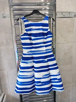 Coast Stripe Milana Dress  SiZE 8 • £10