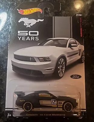 Hot Wheels 50 Years Of Mustang ‘12 Ford Custom Mustang 1:64 Scale • $0.99
