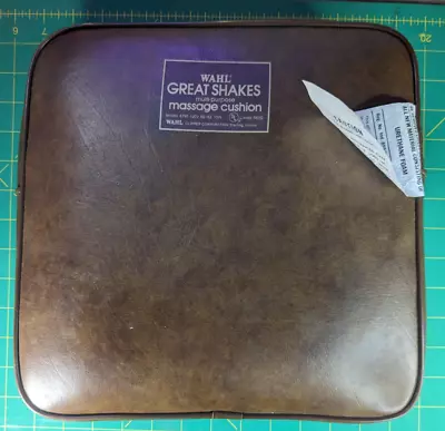 VTG WAHL Great Shakes Electric Massage 'JUST' Cushion 081023 • $24.99