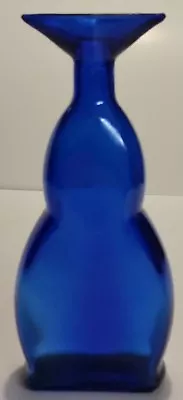 Vintage Cobalt Blue MOD DEP Bottle Marking  C Over V  1355mm Diamond Shape Top • $20