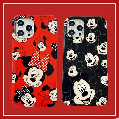 Minnie Mouse Mickey Mouse Glossy Soft Shockproof PhoneCase For IPhone 14 Pro Max • $8.27