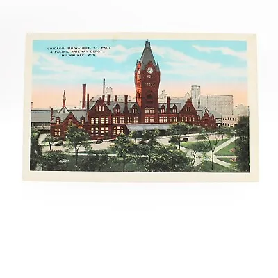 Chicago Milwaukee St Pau & Pacific Railway RR Depot Milwaukee WI Unposted • $5.99