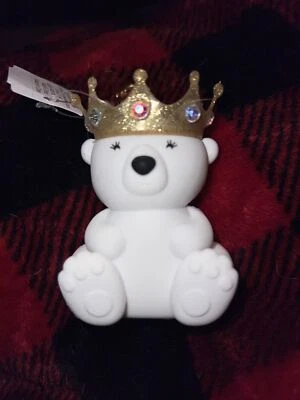£12.75 • Buy Bath & Body Works Royal Crown Polar Bear Pocket *bac Holder New W/Tags