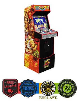 Street Fighter II Turbo Hyper Fighting Arcade Cabinet 60.7 Inch Tall • $619