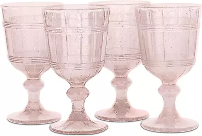 American Atelier Vintage Bubbles Wine Glasses | Set Of 4 | Wine Goblets | Colore • $28.71