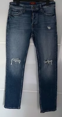 Jack & Jones Mens Blue Jeans Size 31 32 • £12