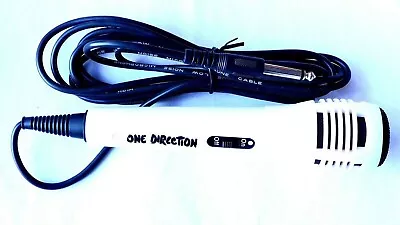 One Direction White Wired Microphone For Karaoke • £6.99