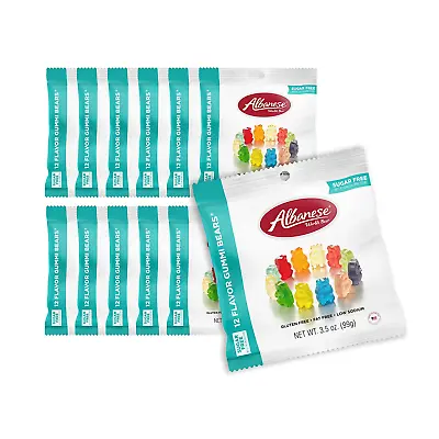 $28.32 • Buy Albanese World's Best Sugar-Free 12 Flavor Gummi Bears, 3.5 Oz (12 Pack)