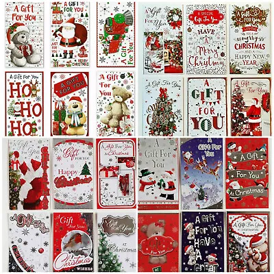 £4.45 • Buy 20 Assorted Christmas Money Envelope Gift Card Voucher Wallet Xmas Santa Present