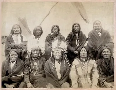 £3.99 • Buy Native American Indian War Chiefs Famous 10x8 Photo Art Print Picture