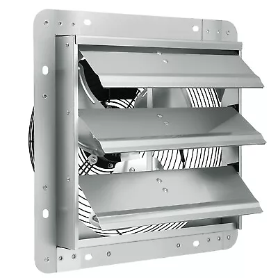 VEVOR Shutter Exhaust Fan Shop Exhaust Fan 12'' Wall Mounted Aluminum 1000 CFM • $49.99