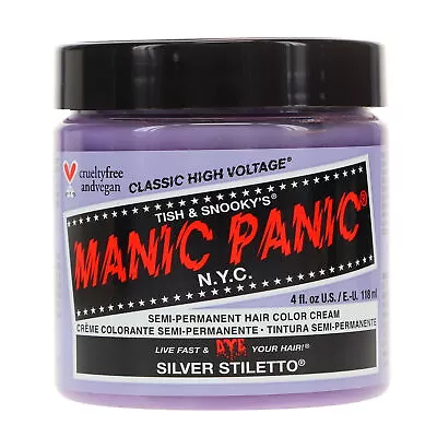 MANIC PANIC Classic High Voltage Silver Stiletto 4 Oz • $15.10