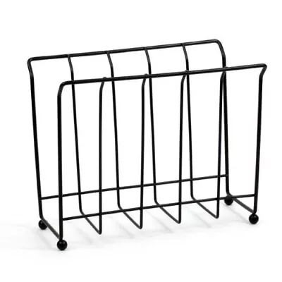 Magazine & Newspaper Rack Sturdy Steel Periodica Home & Office Organization C... • $26.21