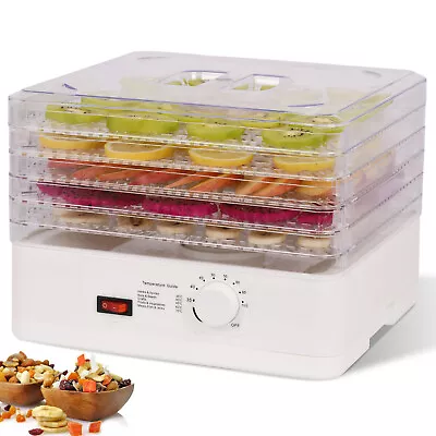 Food Dehydrators Fruit Dehydrator Beef Jerky Dryer Adjustable Temperature • $49.90