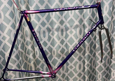 Vintage Colnago Road Bike Frameset Columbus Brain Tubing 60cm C-T 58.5cm Top • $1200