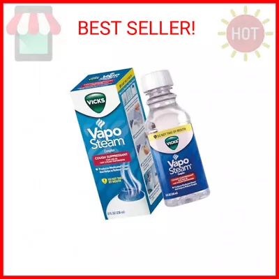 Vicks VapoSteam Medicated Liquid With Camphor A Cough Suppressant 8 Oz – VapoS • $13.99