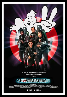 Ghost Busters 2 Movie Poster Print & Unframed Canvas Prints • $19.95