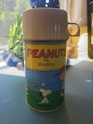 Vintage Peanuts By Schulz 1950's Thermos No. 2868 Charlie Brown • $24.99