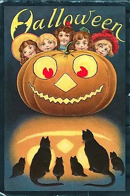 HAPPY HALLOWEEN Poster 16x24 Retro 1930s VINTAGE Advertising • $20.95