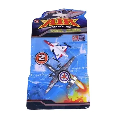 Air Force 2 Pack Die-cast Metal Airplanes ~ E-2C Hawkeye Navy And F-16 • $7.99