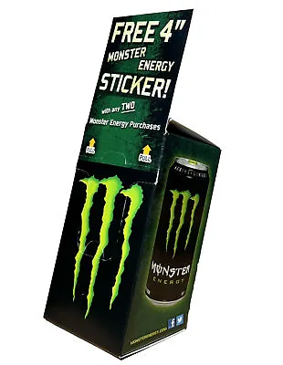 Pack Of 100 Monster Energy Drink Stickers - 3” X 4” Decal - Skateboard Notebook • $60