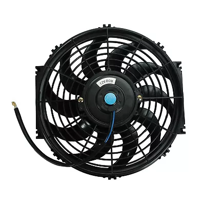 12  Inch Universal Slim Fan Push Pull Electric Radiator Cooling 12V Mount Kit • $24.99