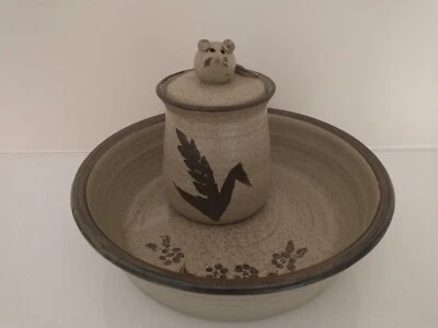 £10 • Buy Job Lot Vintage Stoneware Grayshott (?) Studio Pottery Pieces X 2