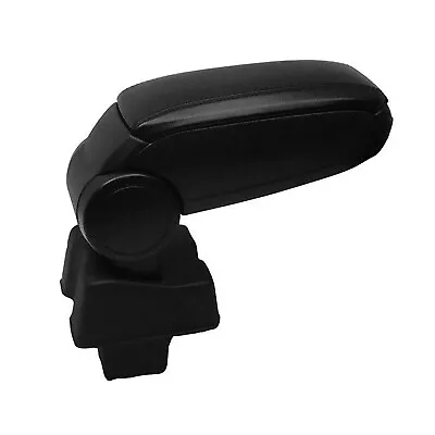 Black Center Console Armrest For Skoda Rapid 2012-2021 Plastic PU Leather 1Pc • $79.90