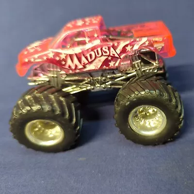 Hot Wheels 1/64 Scale X-Rays Clear Pink Madusa Monster Jam Truck Car Mattel • $14.99