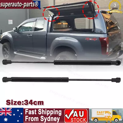 Pair Gas Struts EGR Canopies For Isuzu DMax Side Window Match Stabilus STRT0035 • $28.22