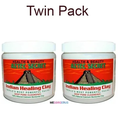 Aztec Secret Indian Healing Clay Twin Pack • $33.91