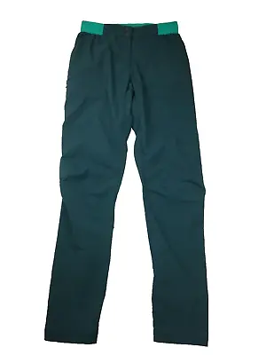 Rab Torque Light Pants Women's S Teal Hiking Articulating Knees Softshell Matrix • $29