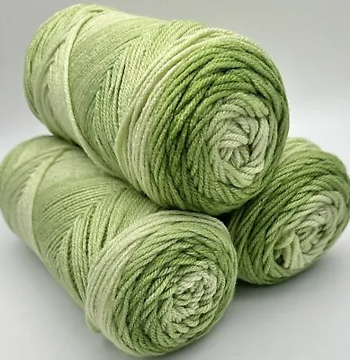 Colour Gradient Variegated Aran Rolls Knitting Crochet Yarn - 600g - Apple • £12.99