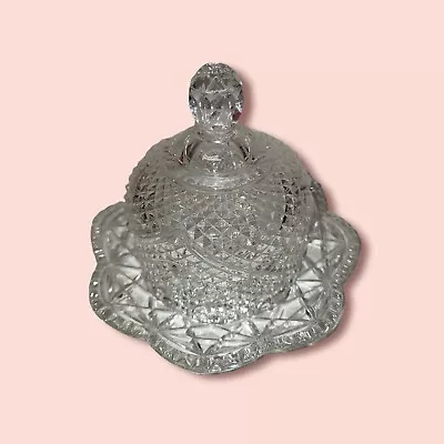 Vintage Avon Glass Covered Butter Dish With Dome • $9