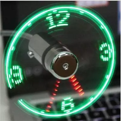 USB LED Fan | Mini Clock Fan • $67.10