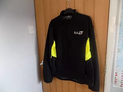 London Marathon TCS  Mens Black / Yellow  Running Jacket Size Large New • £13.99