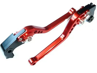 Kawasaki Zx6r 636 2007-2018 Long Red Brake & Clutch Levers Set Race Track Road • £42.99