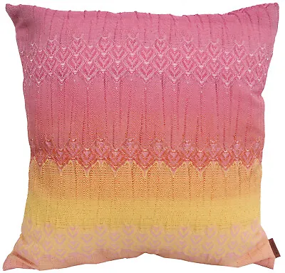 MISSONI HOME CUSHION COVER 21% SILK KNITTED  16x16 In 40x40cm SALENTO 159 • $140