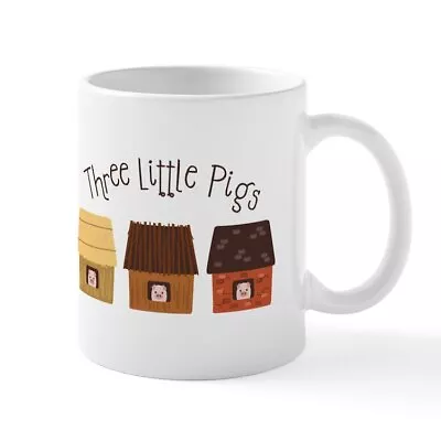 CafePress Three Little Pigs Mugs 11 Oz Ceramic Mug (1427104143) • $14.99