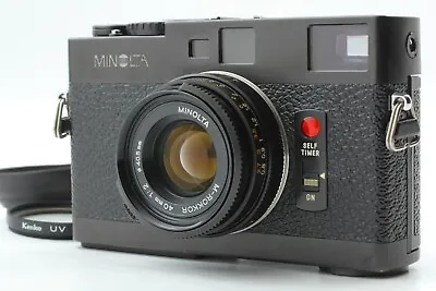 [ MINT+++ W/ Hood ] Minolta CLE Rangefinder Film Camera M-rokkor 40mm F/2 JAPAN • $1349.99