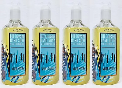 4 Bath & Body Works FIJI WHITE SANDS Deep Cleansing Hand Soap 8.0 Oz • $51.96