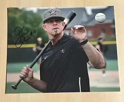 TIM CORBIN HAND SIGNED 8x10 PHOTO VANDERBILT VANDY BASEBALL HEAD COACH COA • $49.99