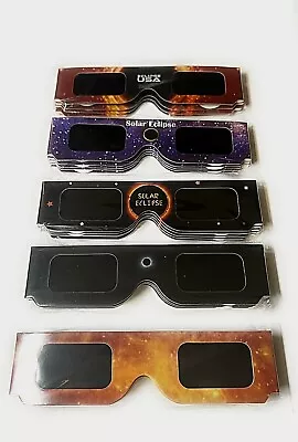 5 Pack Solar Eclipse Glasses - CE & ISO Certified - 2024 Solar Eclipse • $9.50