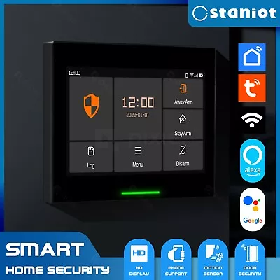 $17.90 • Buy 4G Smart HD-Display Wireless Home Security Alarm System Wifi Phone Motion Alert