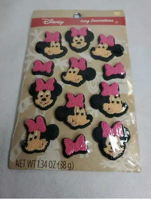 Wilton Cupcake Topper Decorations Disney Eats Minnie Mouse Little Girl Birthday • $7.20