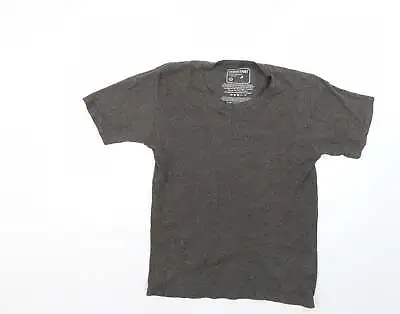 £3.75 • Buy Urban Spirit Womens Grey Cotton Basic T-Shirt Size M Round Neck