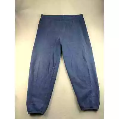 Mens Vintage Tultex Sweatpants Joggers Size XL Blue 19W 27 Inseam • $15