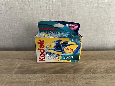 Kodak Sport Waterproof Disposable Camera. 50ft Depth/27 Shots Expired 2013 - New • £16.50